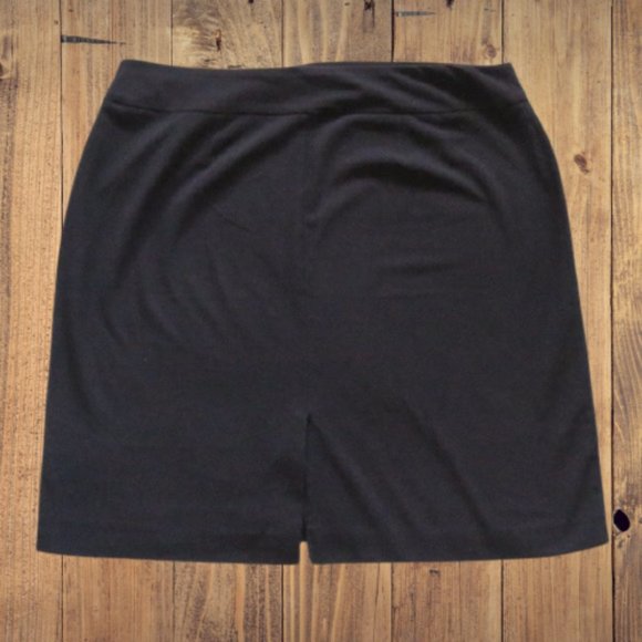 George Pencil Skirt | Black Soot - Picture 3 of 11